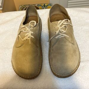 Suede lace up Birkenstock shoes - unisex
